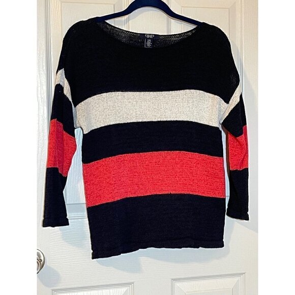 Chaps Woman's Block Sweater Size Large - Picture 2 of 8